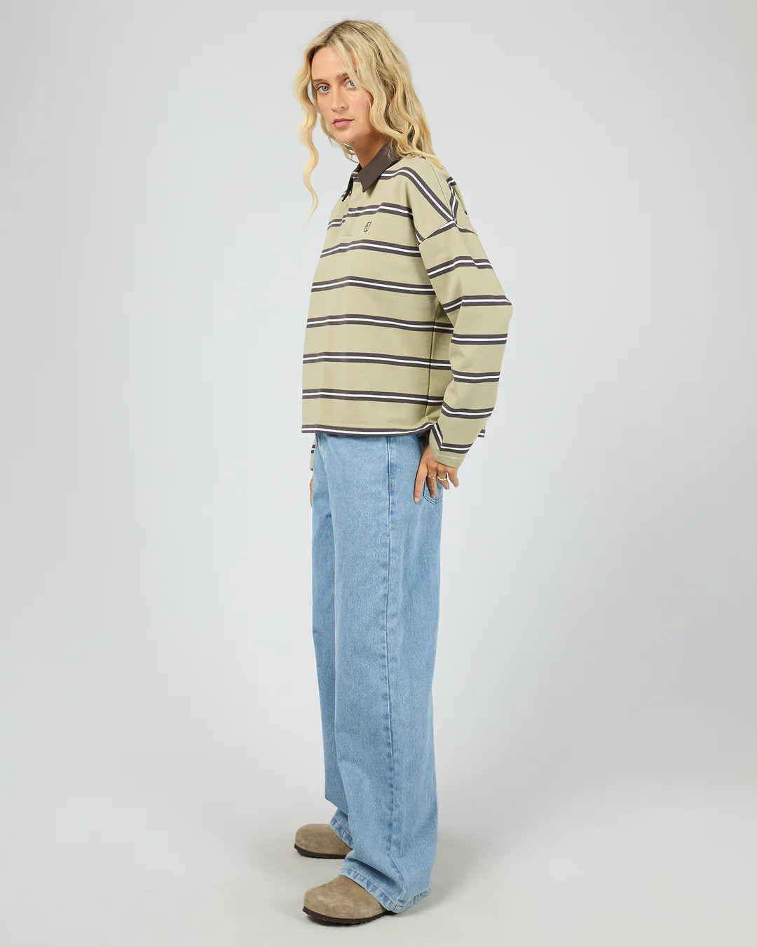 Avery Rugby Top - Khaki