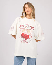 Aurora Oversized Tee - White