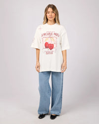 Aurora Oversized Tee - White