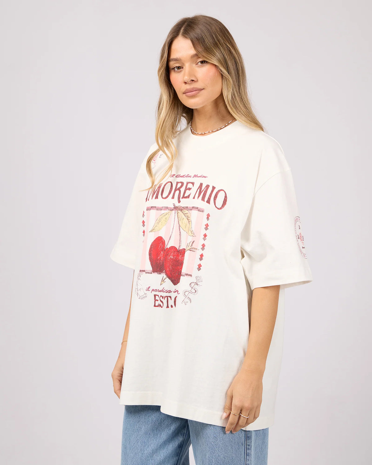 Aurora Oversized Tee - White