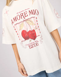 Aurora Oversized Tee - White