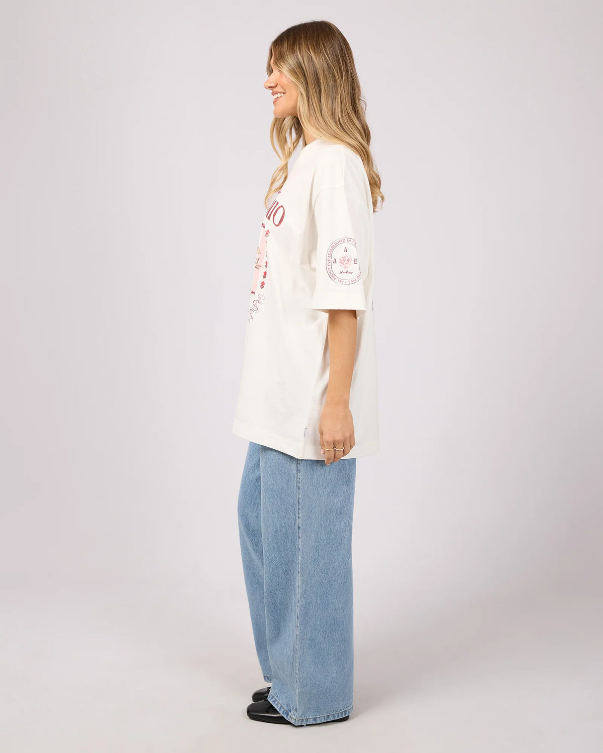 Aurora Oversized Tee - White