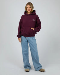 Bake Shop Box Hoodie - Wine