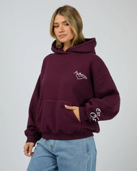 Bake Shop Box Hoodie - Wine