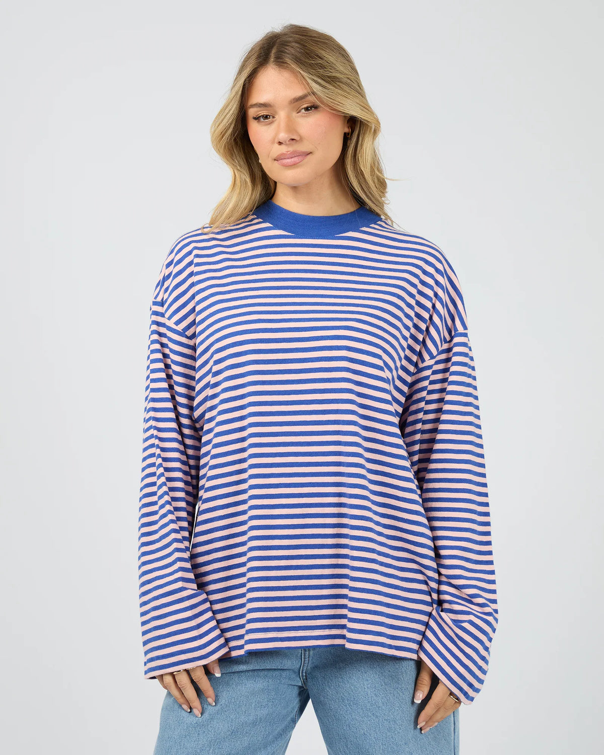 Paloma LS Stripe Tee - Blue