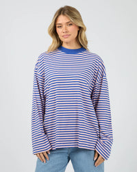 Paloma LS Stripe Tee - Blue