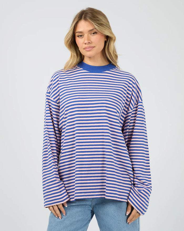 Paloma LS Stripe Tee - Blue