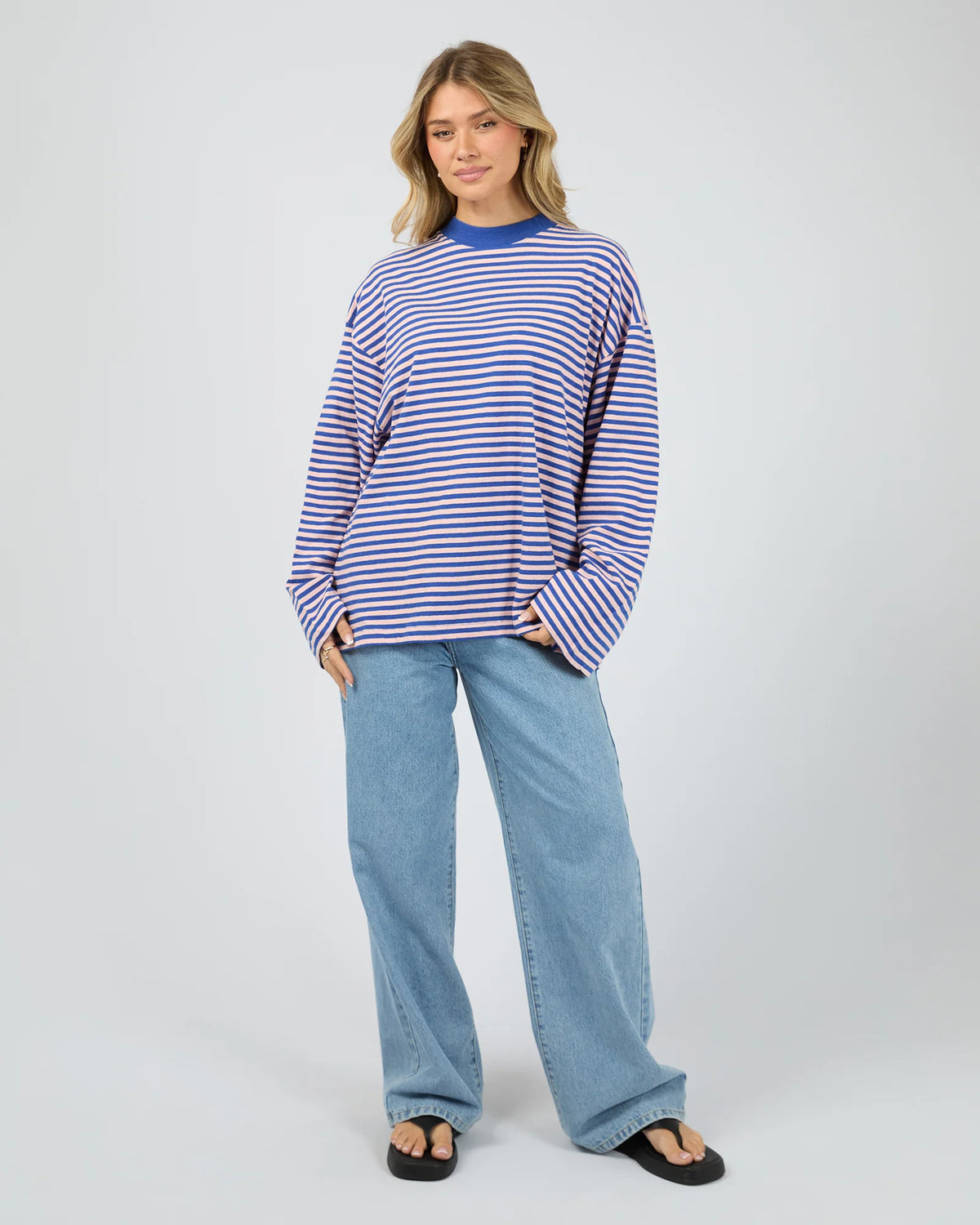 Paloma LS Stripe Tee - Blue