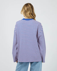 Paloma LS Stripe Tee - Blue
