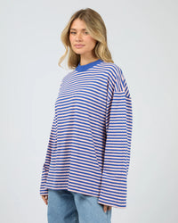 Paloma LS Stripe Tee - Blue