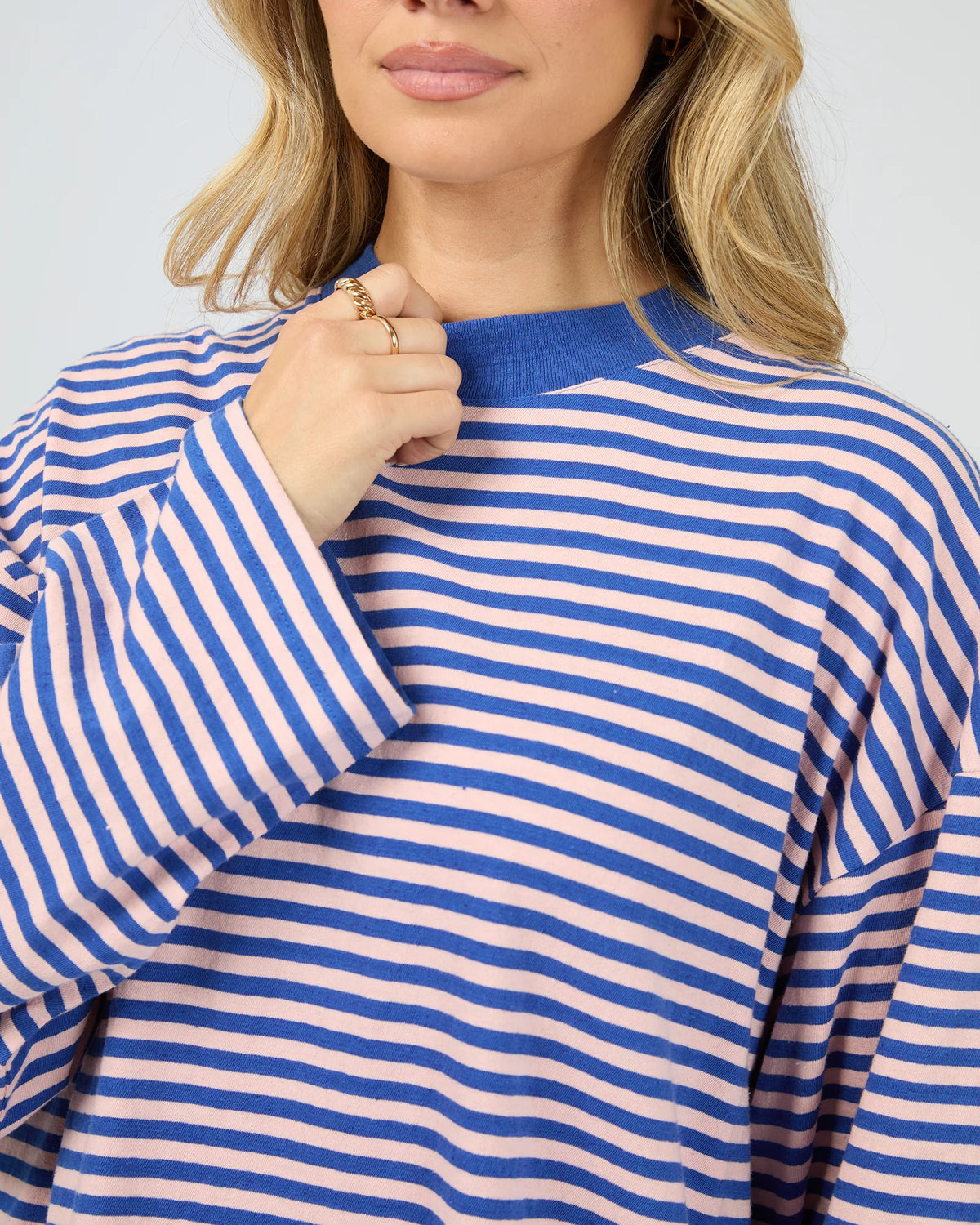 Paloma LS Stripe Tee - Blue