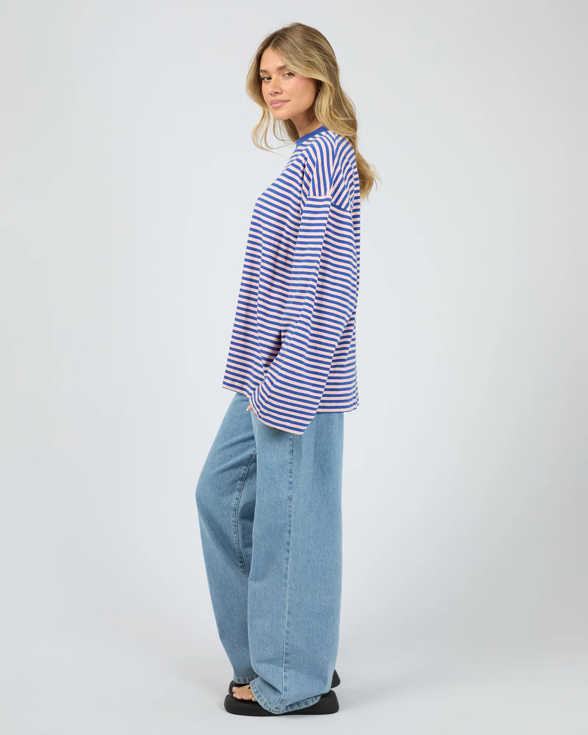 Paloma LS Stripe Tee - Blue