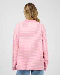 Paloma LS Stripe Tee - Pink