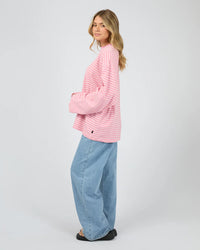 Paloma LS Stripe Tee - Pink