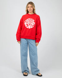 Retro Box Crew - Red