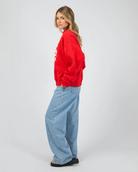 Retro Box Crew - Red