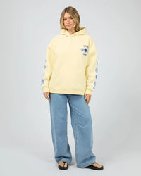 Azure Club Relaxed Hoodie - Yellow