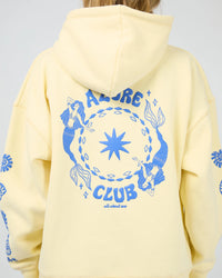 Azure Club Relaxed Hoodie - Yellow