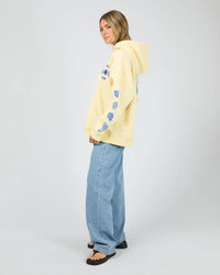 Azure Club Relaxed Hoodie - Yellow