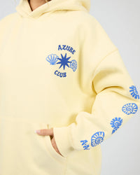 Azure Club Relaxed Hoodie - Yellow