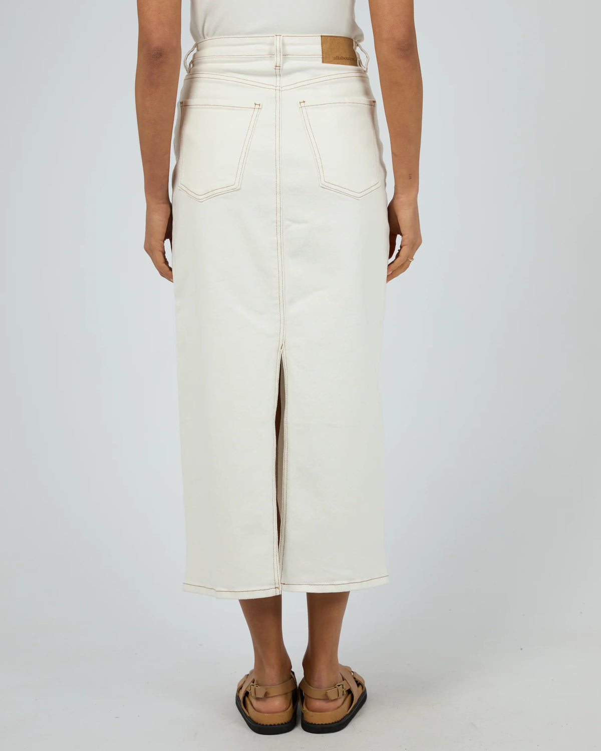 Ray Comfort Maxi Skirt - Vintage White