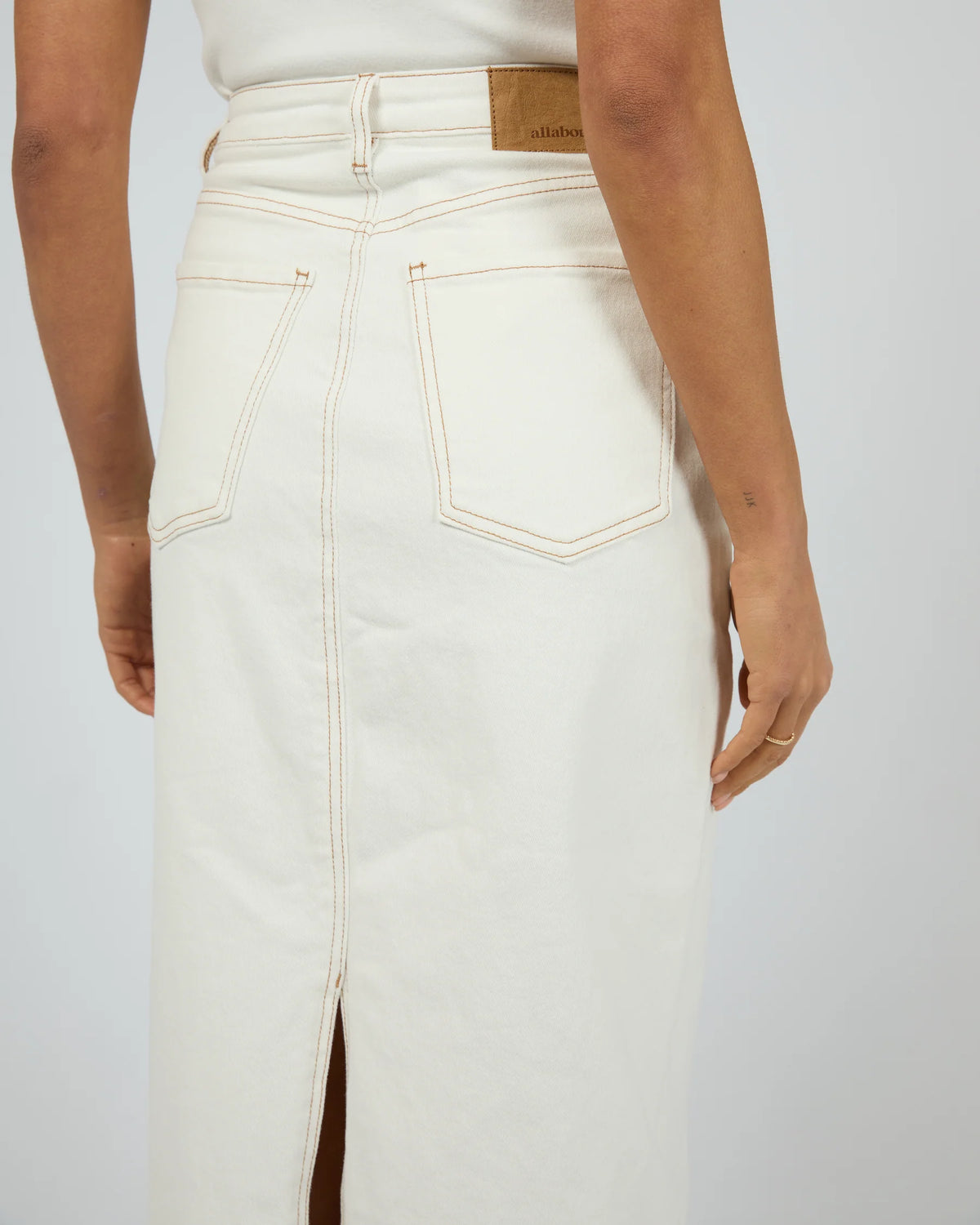 Ray Comfort Maxi Skirt - Vintage White
