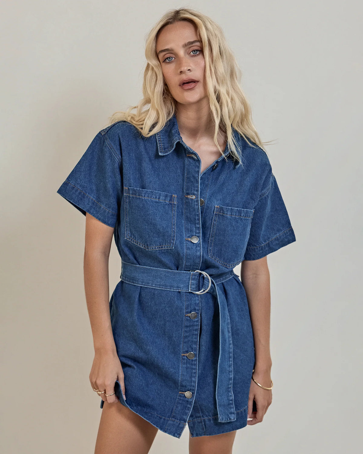 Sunny Denim Dress - Heritage Blue