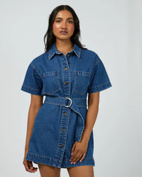 Sunny Denim Dress - Heritage Blue