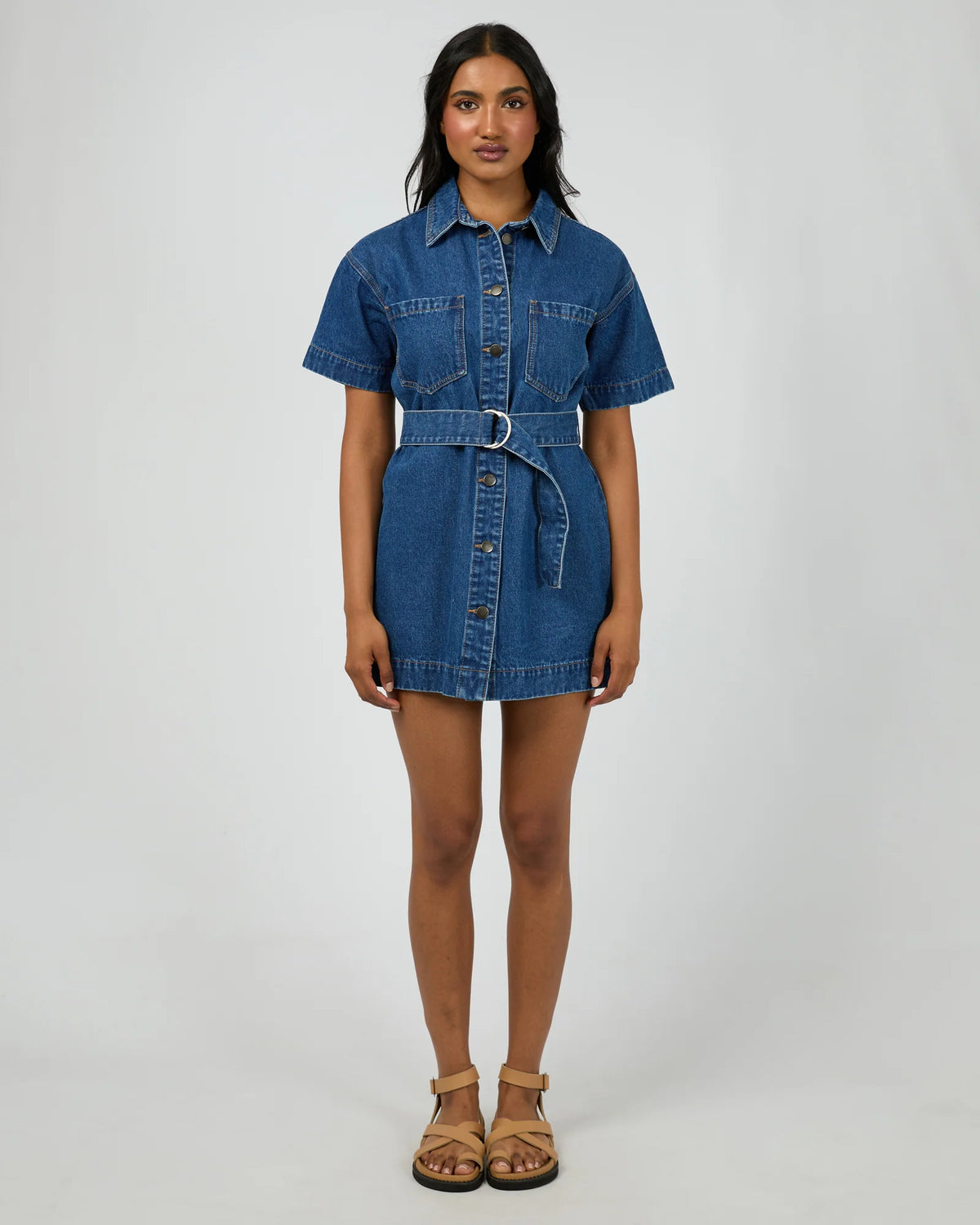 Sunny Denim Dress - Heritage Blue