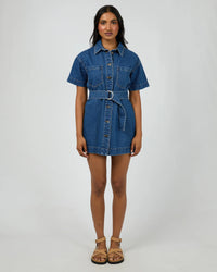 Sunny Denim Dress - Heritage Blue