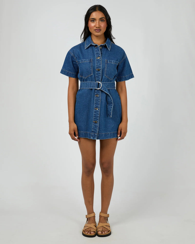 Sunny Denim Dress - Heritage Blue