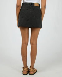 Margot Denim Skirt - Washed Black