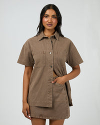 Simi Denim Shirt - Cocoa