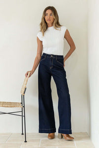 Sutton Stretch Jeans - Indigo Wash Denim