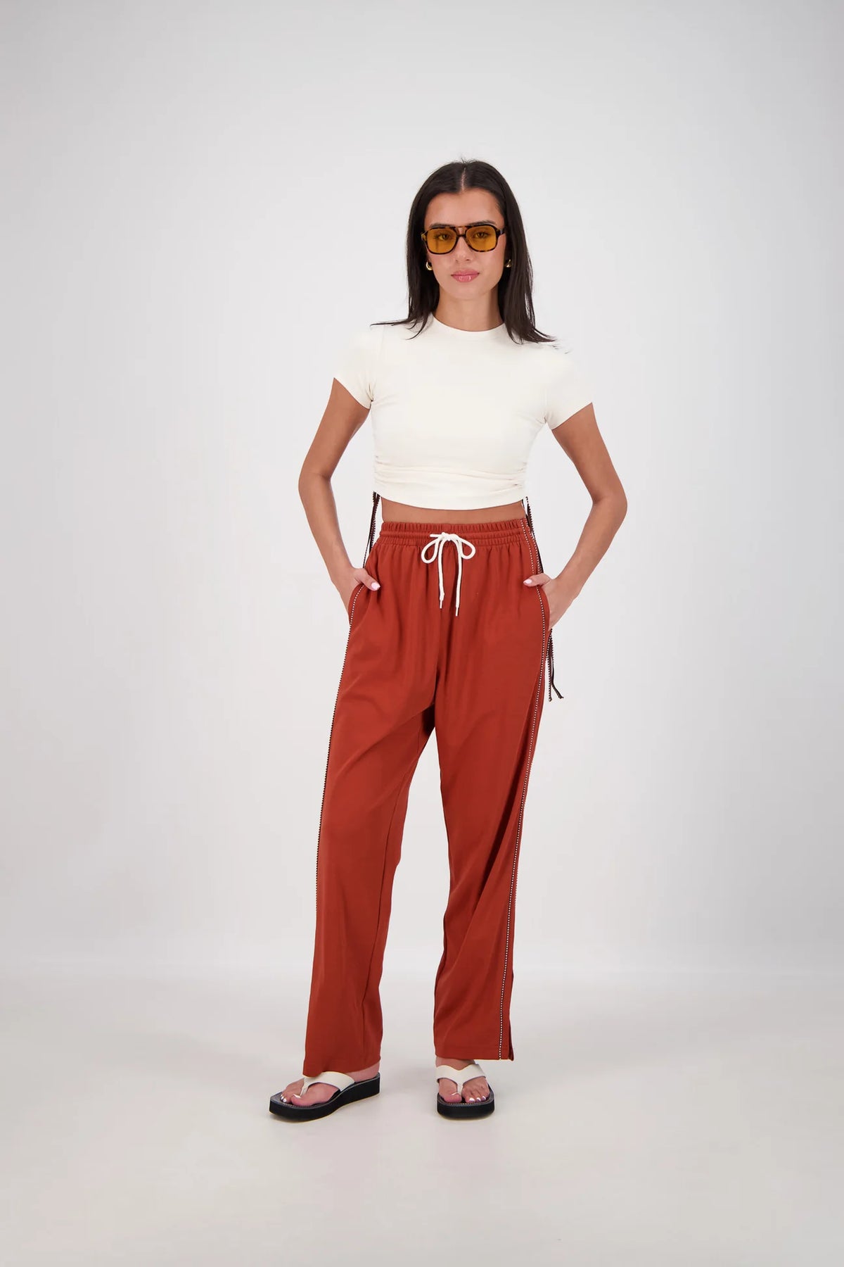 Manarola Trackpant - Tobacco