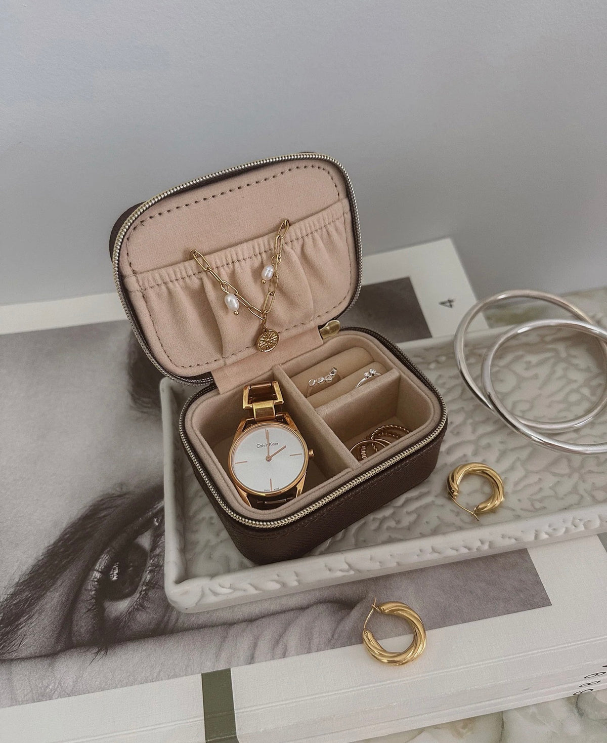Suzie Jewellery Box - Chocolate