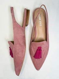 Luna Sole Piper - Pale Pink/Fuchsia Suede