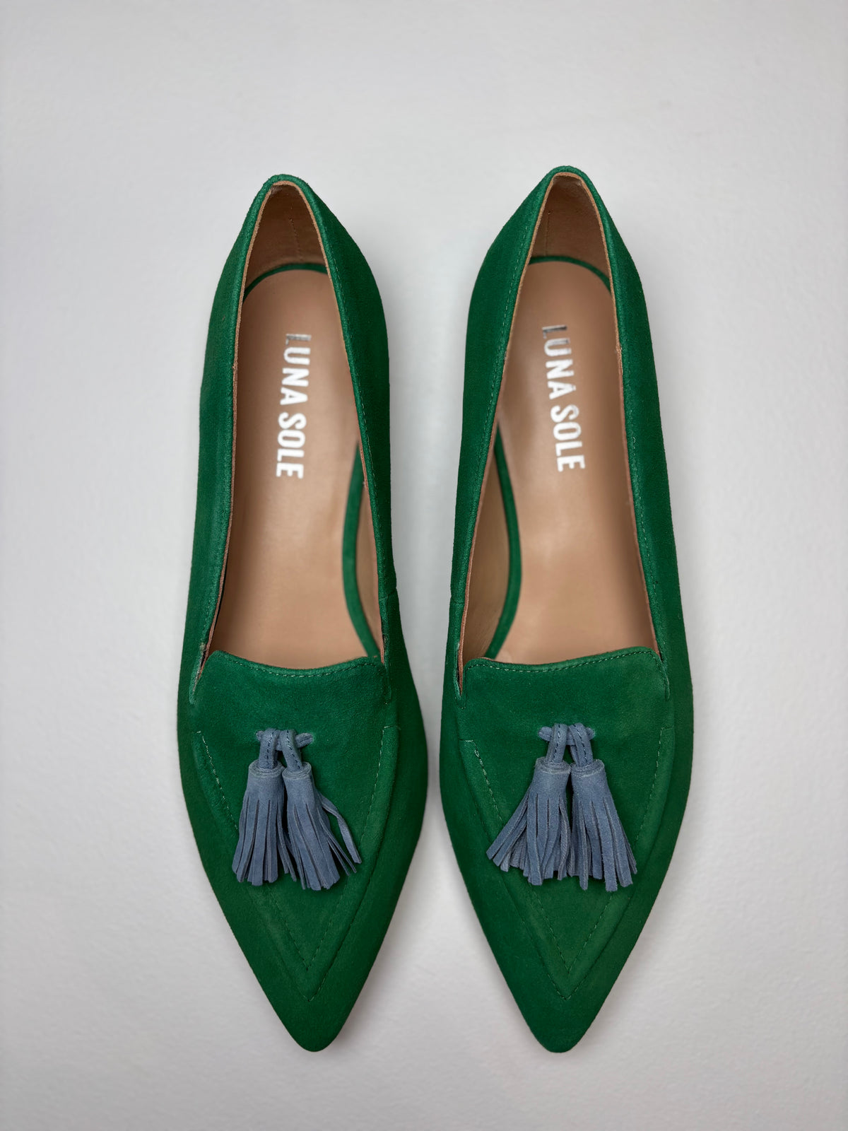Luna Sole Palace Emerald/Cobalt Suede