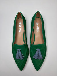 Luna Sole Palace Emerald/Cobalt Suede