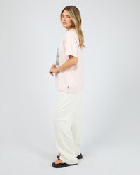 New York Diner Relaxed Tee - Pink