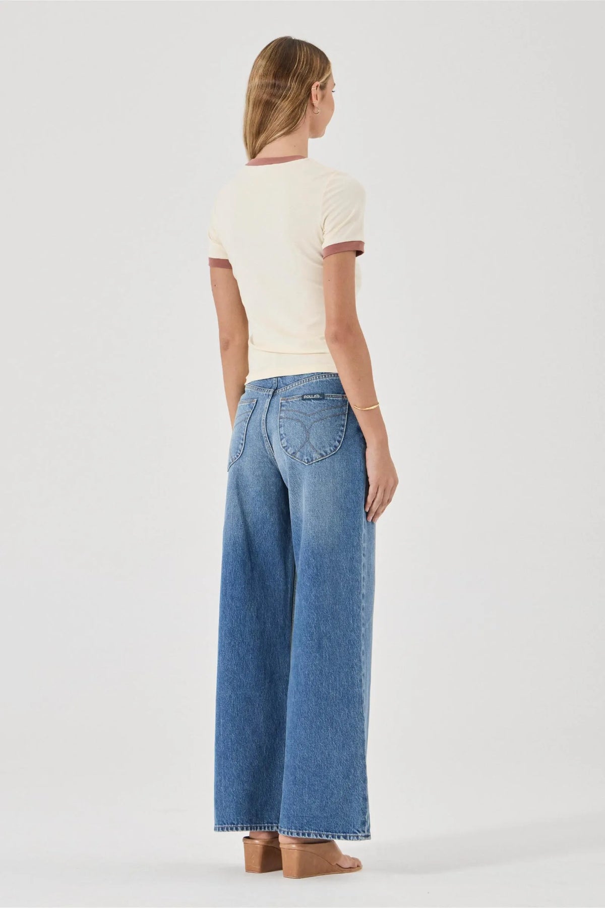 Classic Ringer Tee - Cream