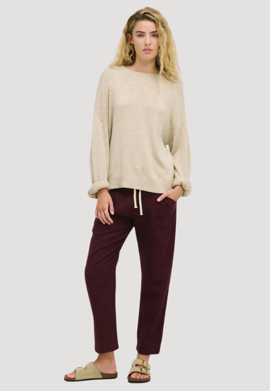 Luxe Linen Pants - Port