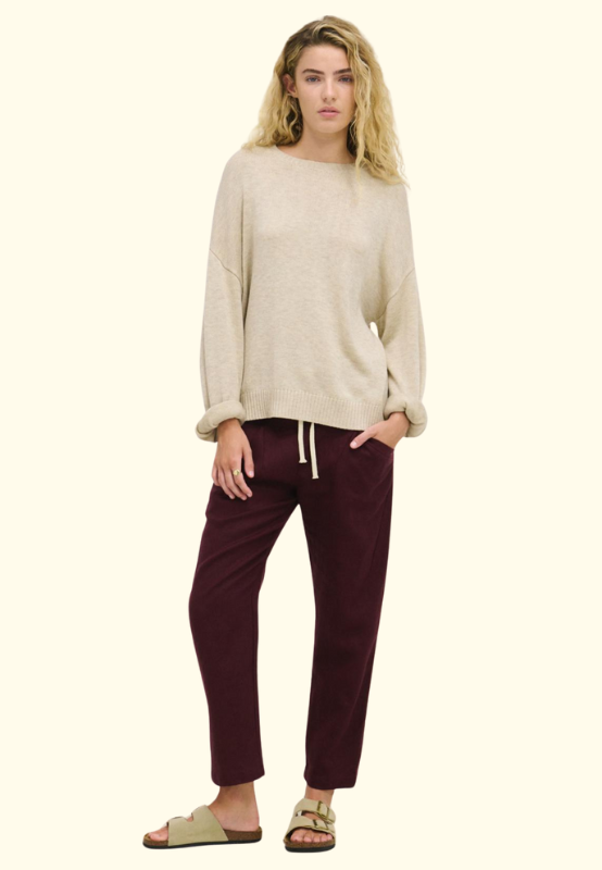 Luxe Linen Pants - Port