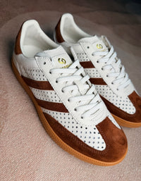Goodsole 2001 Kindred Punched - Beige/Choc Leather