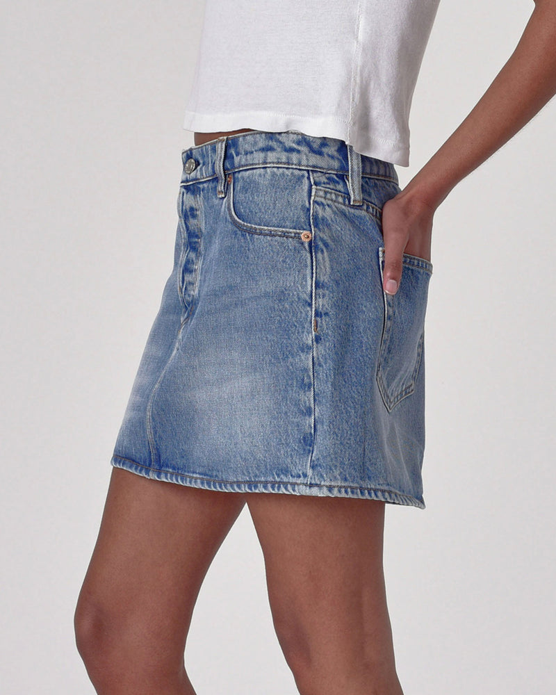 90s Relaxed Mini Skirt - Lennon Vintage