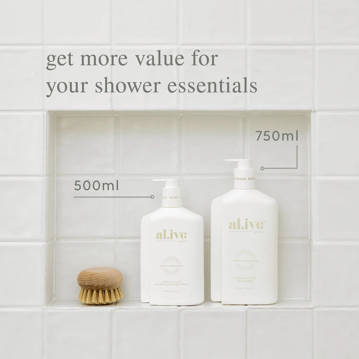 750ml Body Wash - Mango & Lychee