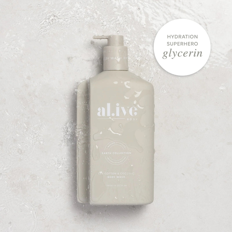 750ml Body Wash - Sea Cotton & Coconut