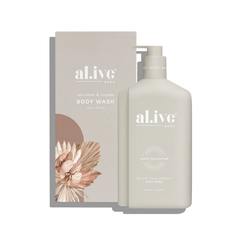 750ml Body Wash - Sea Cotton & Coconut