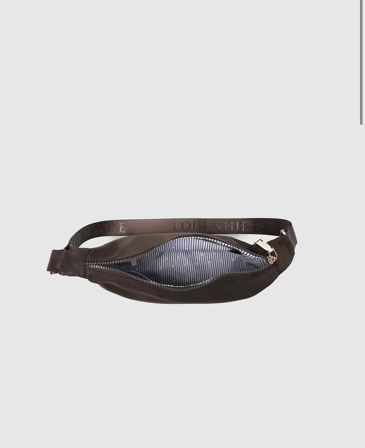 Sylvia Nylon Crossbody Bag - Chocolate