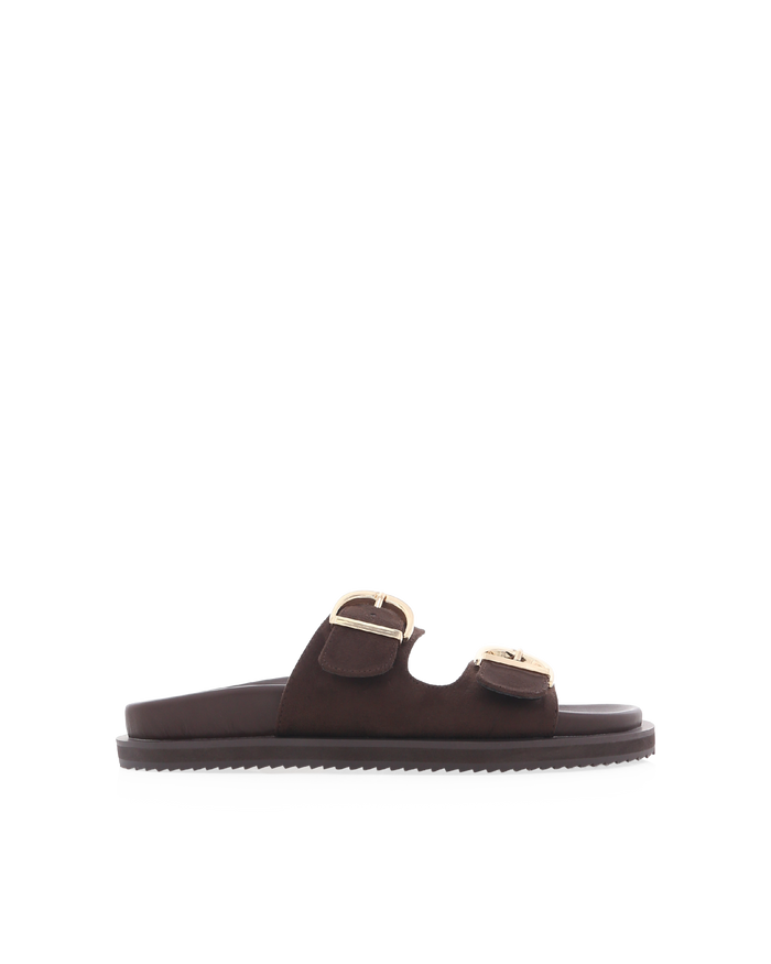 Topanga - Dark Cacao Suede Chocolate